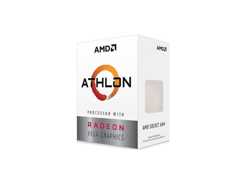 AMD Athlon 240GE 2-Core, 4-Thread, 3.5 GHz Base, Socket AM4 35W YD240GC6FBBOX