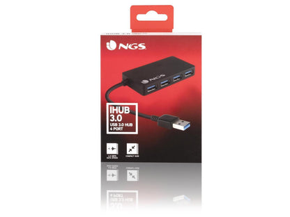 NGS USB3.0 4 Port Hub - Plug and Play USB Powered