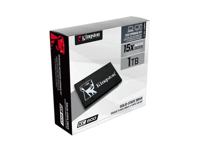 Kingston - SKC600B-1024G - Kingston KC600 1 TB Solid State Drive - 2.5 Internal - SATA (SATA/600) - 3.5 Carrier -