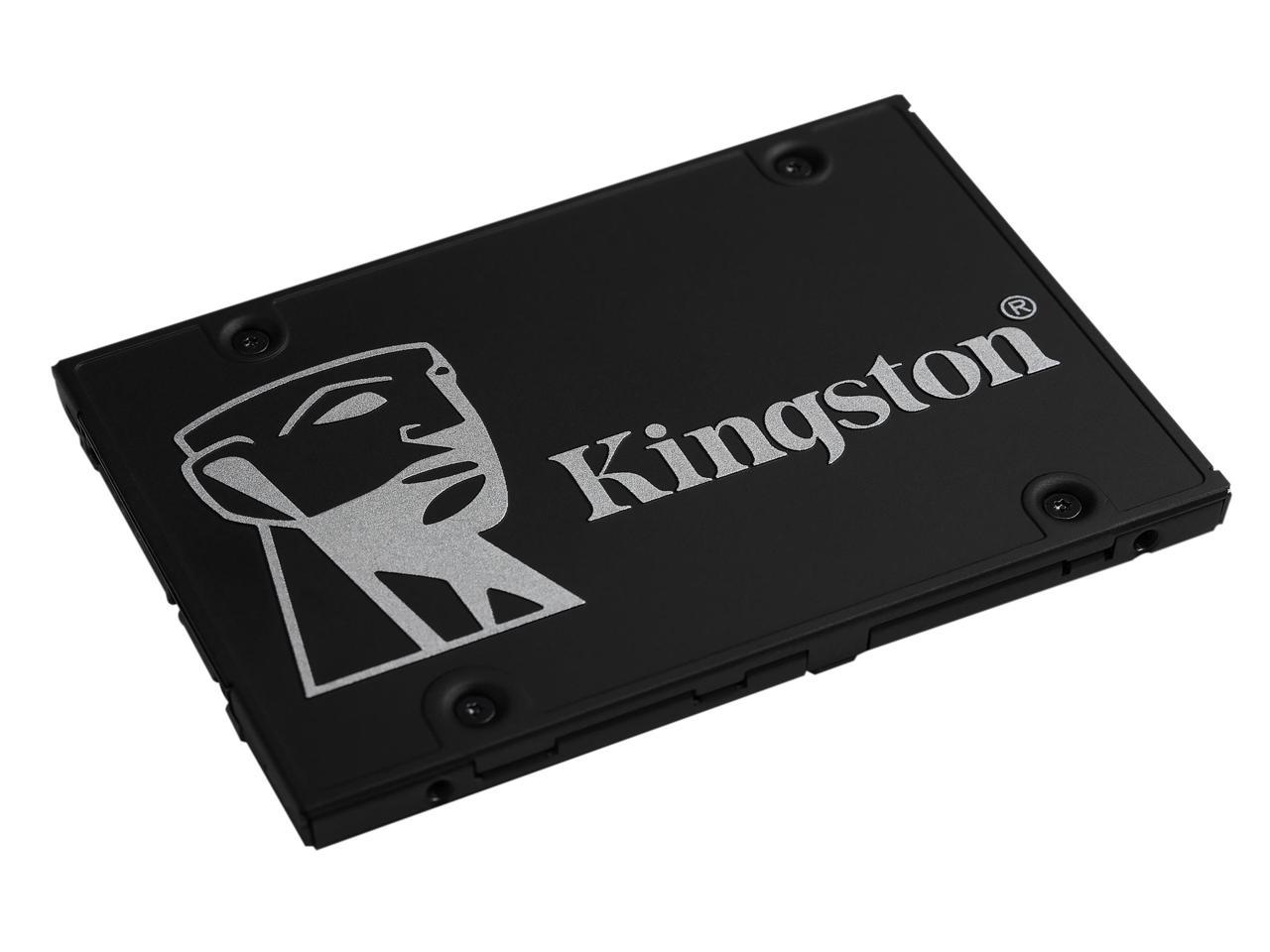 Kingston - SKC600B-1024G - Kingston KC600 1 TB Solid State Drive - 2.5 Internal - SATA (SATA/600) - 3.5 Carrier -