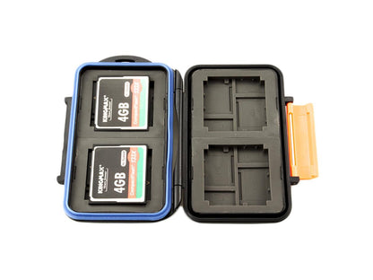 JJC MC-4 Waterproof Holder Storage Memory Card Case For 4PCS CompactFlash(CF) 8PCS Micro SD 8PCS XDPictureCard(XD)
