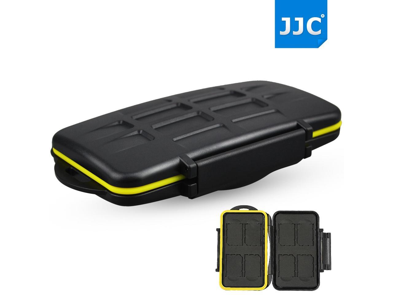 JJC Anti-shock Water-resistant SD Card Holder Camera Memory Card Case Storage Cover Protector For 8 PCS SecureDigital(SD)