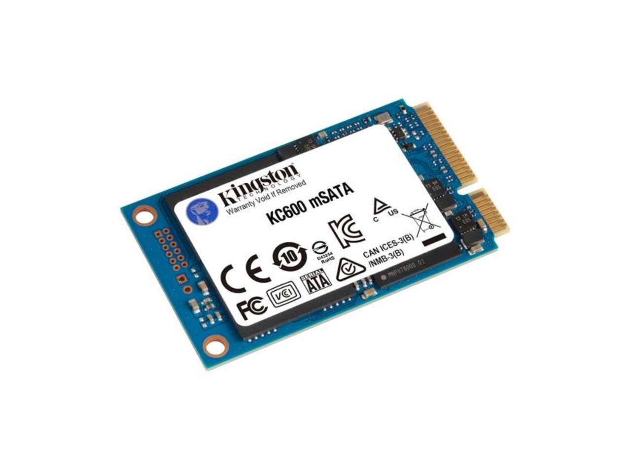 Kingston 512G SSD KC600 SATA3 MSATA