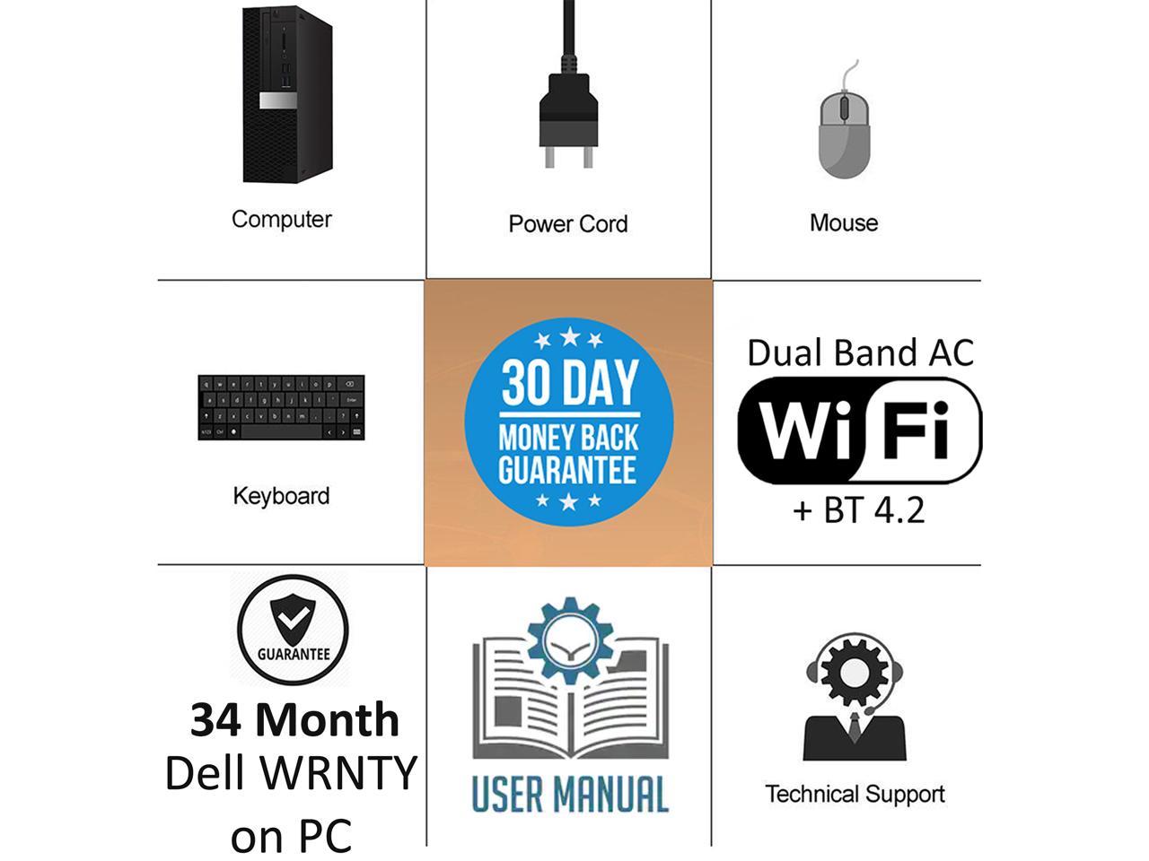 Dell 5070 USFF, Quad Core Pentium Silver upto 2.80GHz, 8GB DDR4, 512GB M.2 SSD, USB 3.1, WiFi, Bluetooth, 4K UHD 3-Monitor Support, Display Port, HDMI, Windows 10 Pro