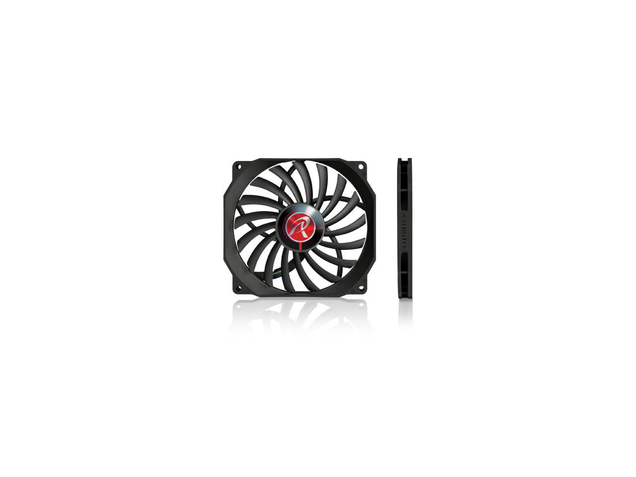 RAIJINTEK Aeolus ß-BB, 120mm x 13mm, 4pin PWM function, PC Case Fan, Cooling System Fan