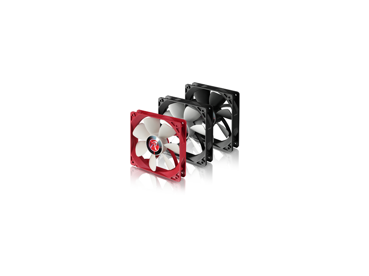 RAIJINTEK BOREAS ß-BW, 120mm x 25mm, 4pin PWM function, PC Case Fan, Cooling System Fan