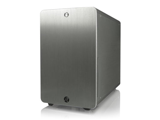 RAIJINTEK STYX Classic, an Alu Micro-ATX case, Compatible with regular ATX Power Supply, Max. 280mm VGA Card, 180mm CPU Cooler, 240mm Radiator Cooling On Top, a Drive Bay For Slim DVD On Side - Silver