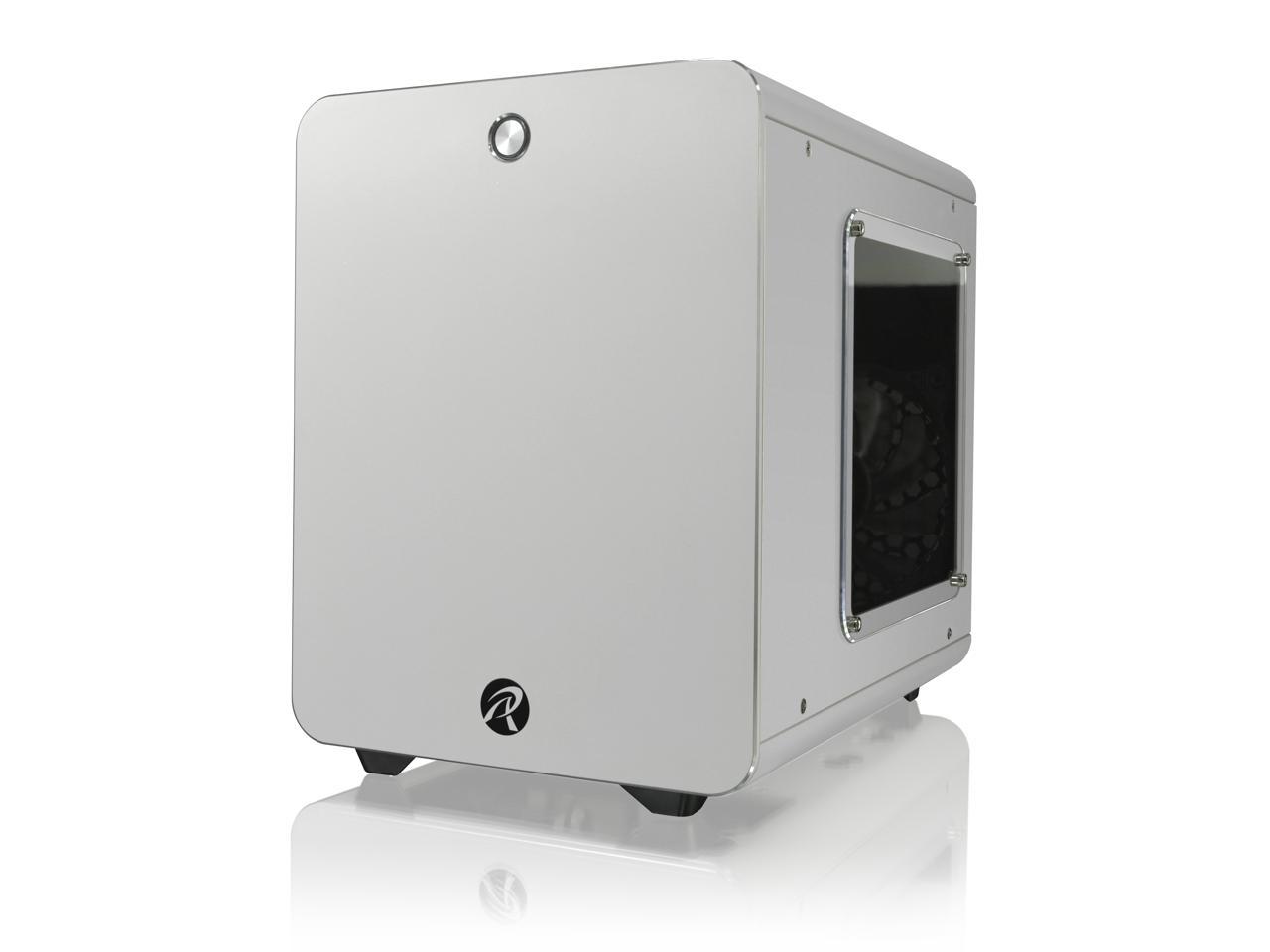 RAIJINTEK METIS PLUS WHITE, a Alu. M-ITX Case, is with one 12025 LED fan at rear, USB 3.0* 2, Ventilate holes at top, Compatible with Standard ATX PSU, 170mm VGA Card length, 160mm CPU Cooler height.