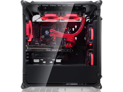COEUS ELITE TC, a Micro-ATX Gaming Case with Tempered Glass and 3*12025 LED Fans
