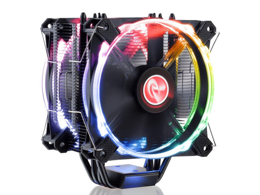 RAIJINTEK LETO PRO RGB CPU Cooler with 2pcs Performing 120mm RGB PWM Fan