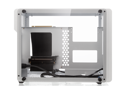 RAIJINTEK OPHION EVO WHITE, a SFF case (Mini-ITX), is designed to fulfill a smallest case built with max. possibility high-end, gaming and standard components.