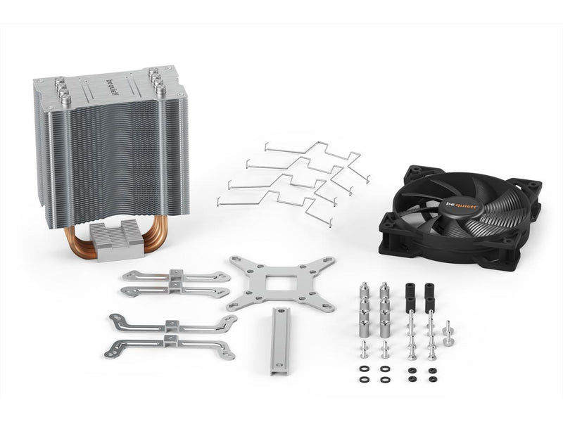 be quiet! Pure Rock 2, CPU cooler, 150W TDP, incl. Pure Wings 2 120mm PWM fan, HDT technology