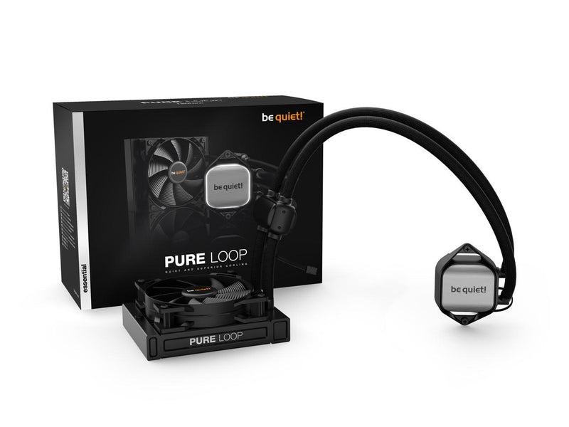 be quiet! PURE LOOP 120mm All-In-One Water Cooling System, CPU Cooler, Pure Wings 2 120mm PWM Fans