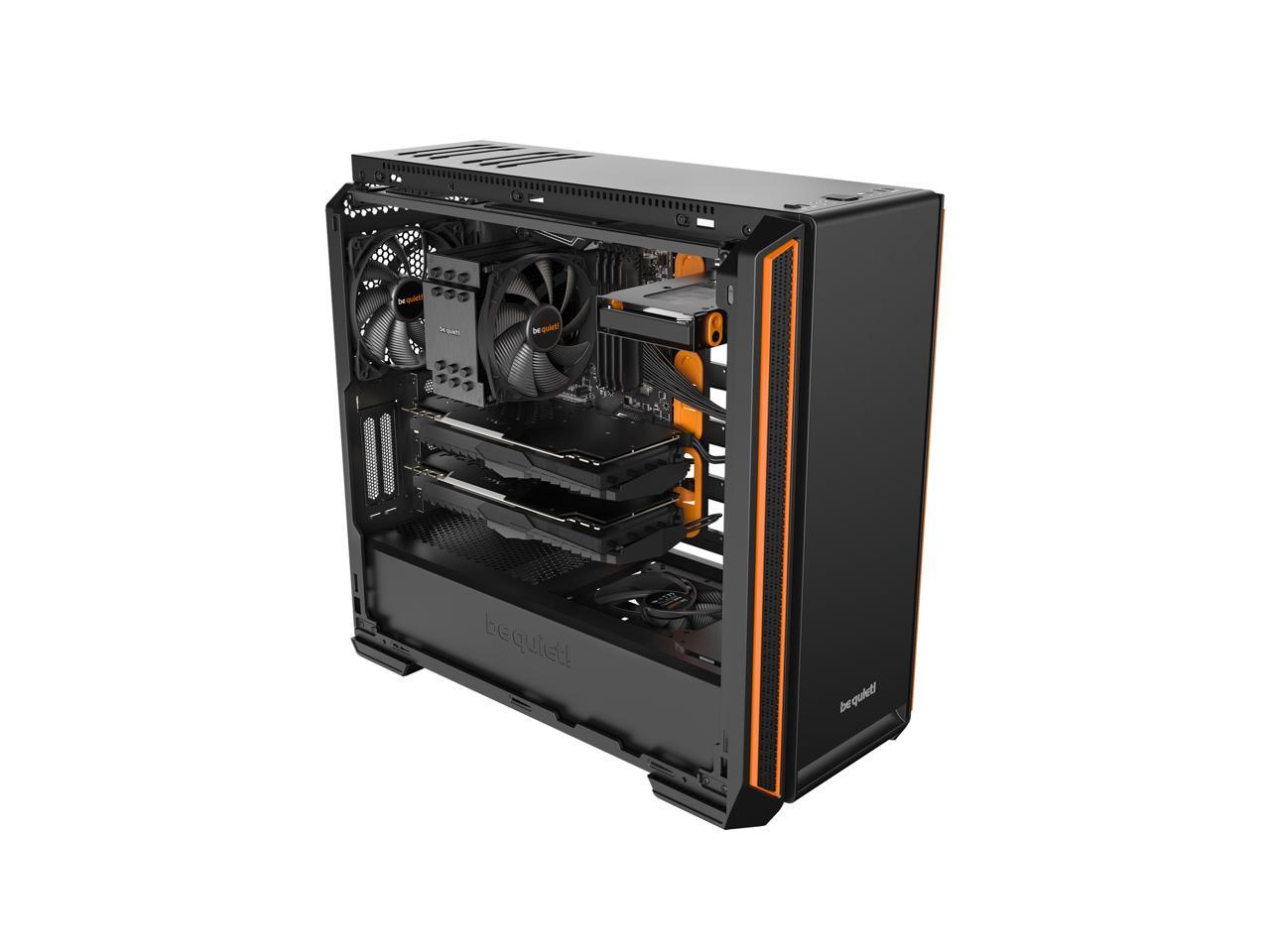 be quiet! Silent Base 601- Midi Tower - Orange Excellent silence and usability