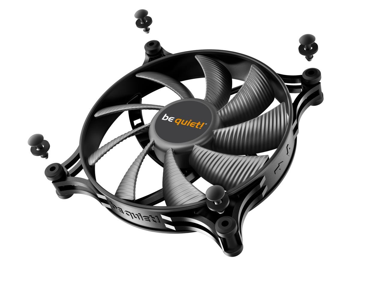 be quiet! Shadow Wings 2 140mm PWM, airflow-optimized fan blades, whisper-quiet operation and reliable cooling