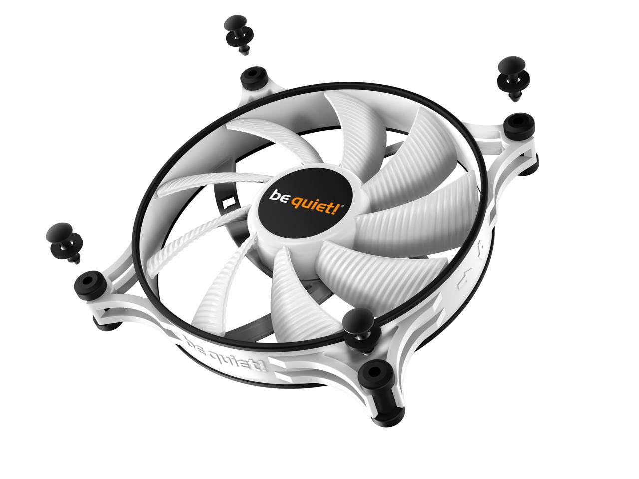 be quiet! Shadow Wings 2 140mm White, case fan, airflow-optimized fan blades, whisper-quiet operation and reliable cooling