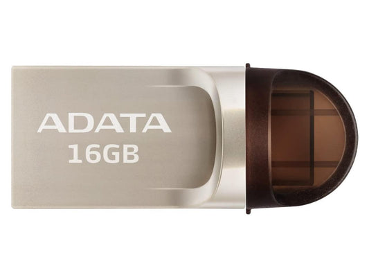 ADATA UC370 16 GB USB3.1 USB-C and USB-A On-The-GO Flash Drive (AUC370-16G-RGD)