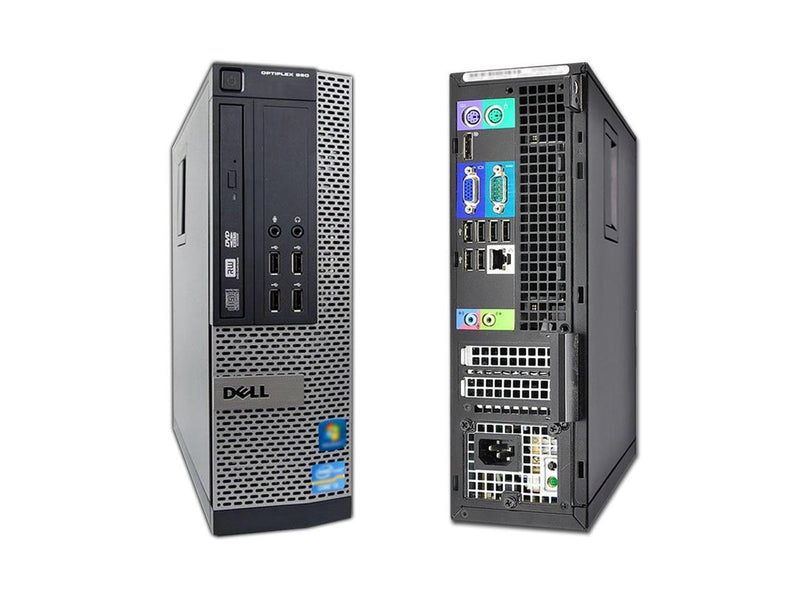 Dell OptiPlex 990, Small Form Factor, Intel Core i7-2600 up to 3.80 GHz, 4GB DDR3, NEW 240GB SSD, DVD-RW, Microsoft Windows 10 Pro 64-bit
