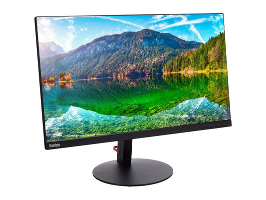 Lenovo ThinkVision T24i-10 24" (Actual size 23.8") Wide Screen Full HD 1920 x 1080 4ms VGA DisplayPort HDMI In-Plane Switching Panel Near Edgeless Monitor