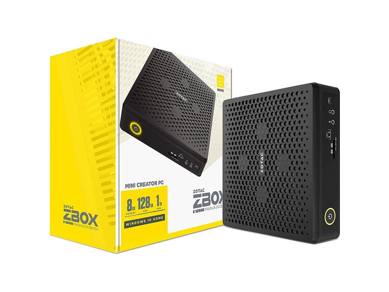 Zotac ZBox E Magnus EN72070V Mini Computer i7-9750H 1TB HDD 128GB SSD RTX 2070