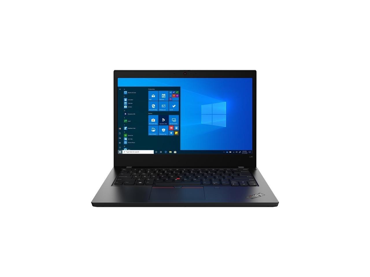 Lenovo ThinkPad L14 Gen1 14" Notebook i5-10310U 4 Core 8GB 256GB SSD W10P Black