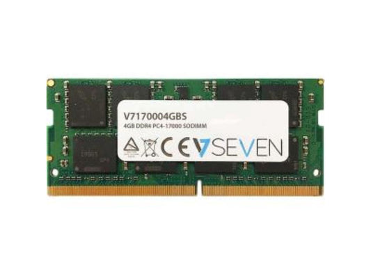 V7 MEMORY V7170004GBS 4GB DDR4 PC4-17000 260PIN CL15