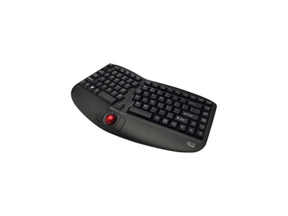 ADESSO Tru-Form Media 3150 WKB-3150UB Black USB RF Wireless Ergonomic Keyboard