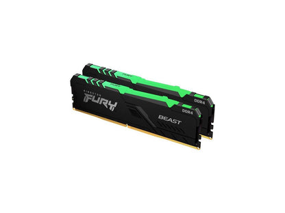 Kingston Fury Beast RGB 2x16GB DDR4 3200MHz 288pin DIMM Memory Kit KF432C16BB1AK