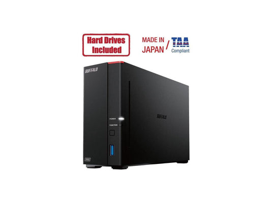 Buffalo LinkStation 710D 4TB Hard Drives Included Private Cloud (1 x 4TB, 1 Bay)