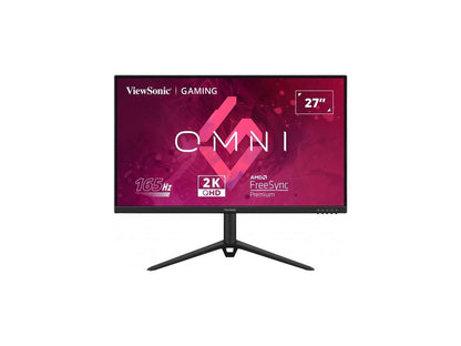 ViewSonic OMNI VX2728J-2K 27 Inch Gaming Monitor 1440p 165Hz 1ms IPS w/ FreeSync Premium, Advanced Ergonomics, HDMI, DP