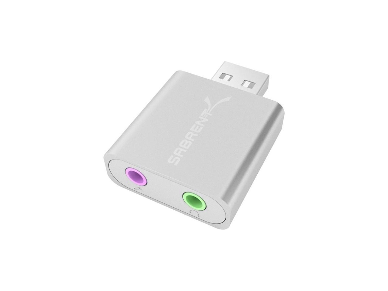 SABRENT AU-EMAC USB EXTERNAL STEREO SOUND ADAPTER