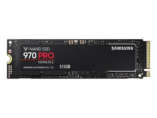 SAMSUNG 970 PRO M.2 2280 512GB PCIe Gen 3.0 x4, NVMe 1.3 V-NAND 2-bit MLC Internal Solid State Drive (SSD) MZ-V7P512E - OEM