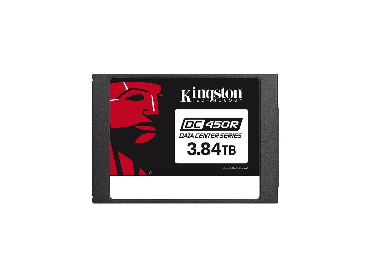 Kingston - SEDC450R/3840G - Kingston DC450R 3.84 TB Solid State Drive - 2.5 Internal - SATA (SATA/600) - Read Intensive