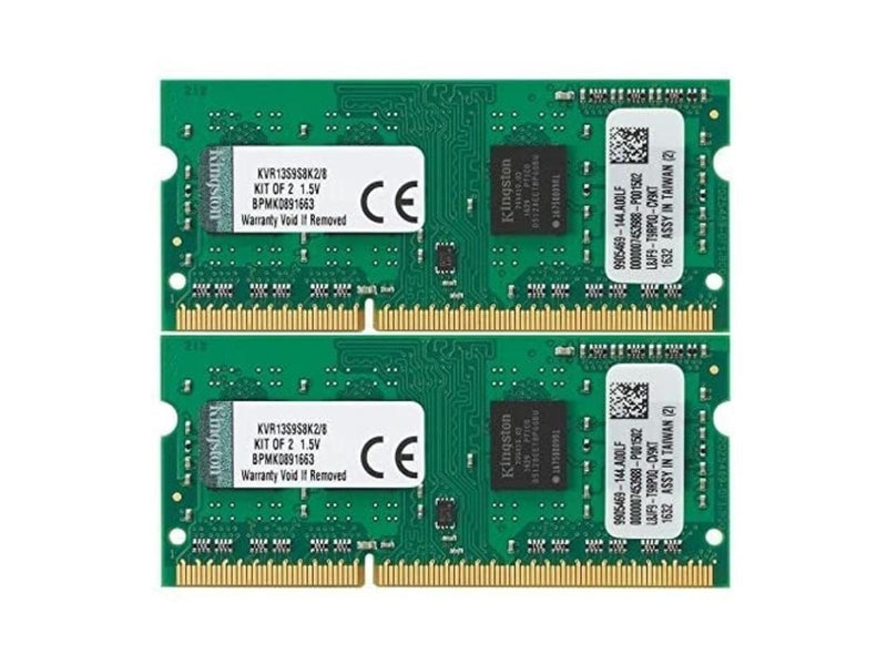 Kingston 8GB 2x4GB DDR3 SDRAM 1333MHz 204-pin SoDimm Memory Kit KVR13S9S8K28