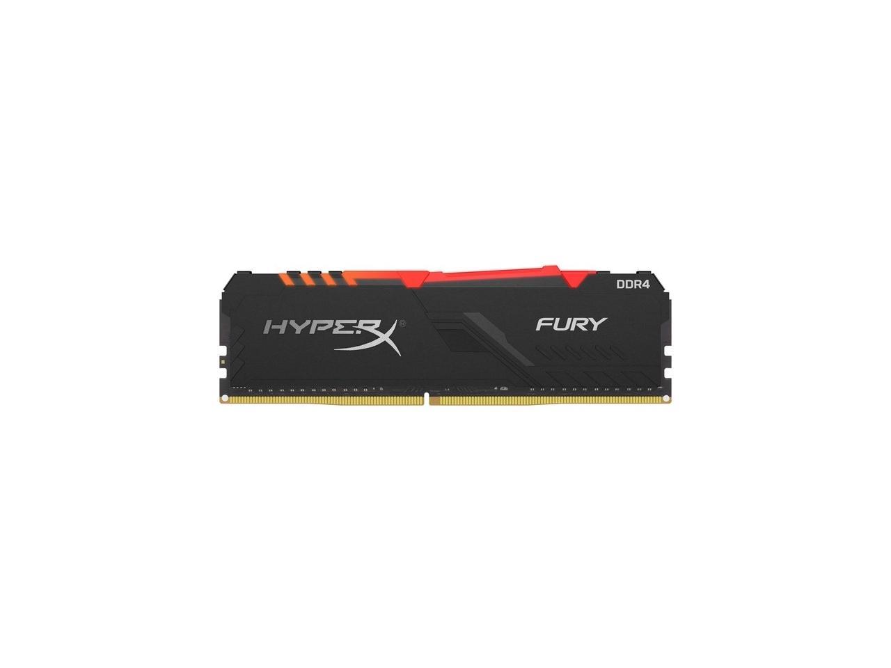 Kingston HyperX Fury 8GB 288-Pin DDR4 SDRAM DDR4 3200 (PC4 25600) Desktop Memory Model HX432C16FB3A/8