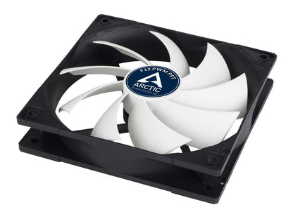 ARCTIC F12 PWM PST (2 Pack) - 120 mm PWM PST Case Fan with PWM Sharing Technology (PST), Value Pack, Very Quiet Motor, Computer, Fan Speed: 230-1350 RPM - Black/White