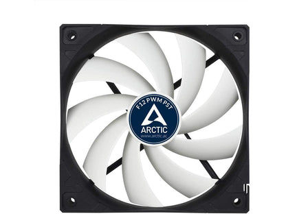 ARCTIC F12 PWM PST (2 Pack) - 120 mm PWM PST Case Fan with PWM Sharing Technology (PST), Value Pack, Very Quiet Motor, Computer, Fan Speed: 230-1350 RPM - Black/White