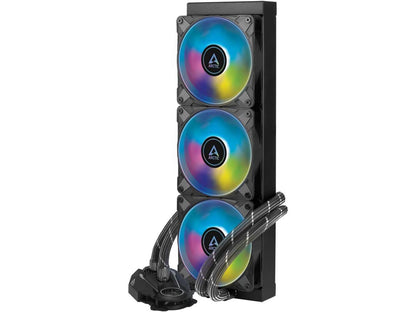 ARCTIC Liquid Freezer II 360 A-RGB - Multi-Compatible All-in-one CPU AIO Water Cooler with A-RGB, Compatible with Intel & AMD, efficient PWM-Controlled Pump, Fan Speed: 200-1800 RPM - Black