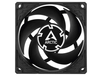 ARCTIC P8 PWM PST (5 Pack) - 80 mm Case Fan, PWM Sharing Technology (PST), Pressure-Optimised, Very Quite Motor, Computer, Fan Speed: 200-3000 RPM - Black
