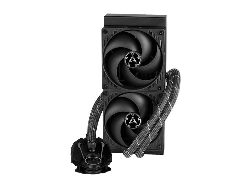 ARCTIC Liquid Freezer II 240 - Multi Compatible All-in-One CPU AIO Water Cooler, Compatible with Intel & AMD, Efficient PWM Controlled Pump, Fan Speed: 200-1800 RPM (Controlled via PWM) - Black