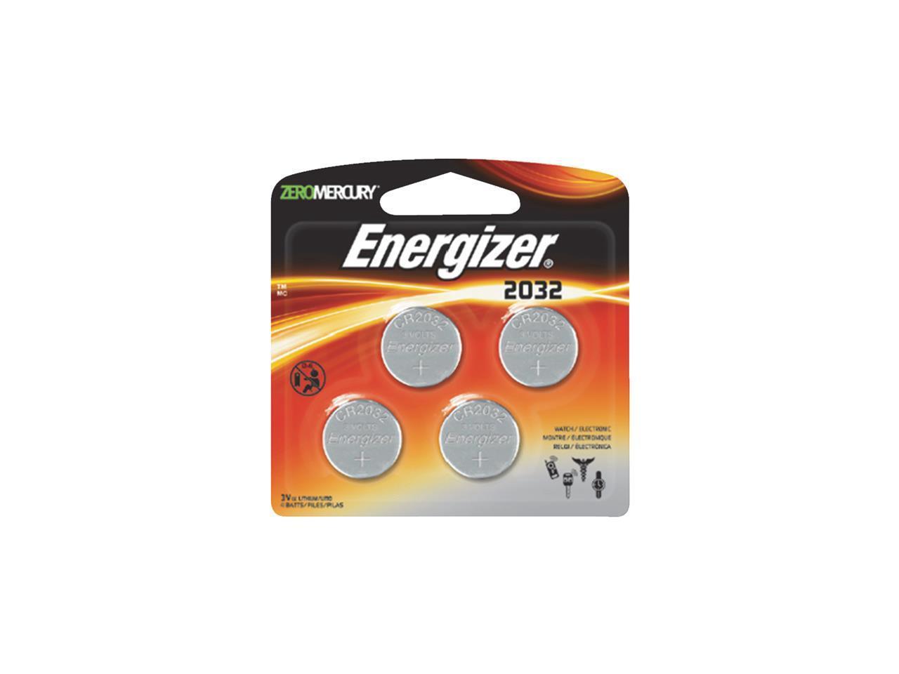 Energizer 3V Lithium 4Pk Battery 2032BP-4 Unit: CARD