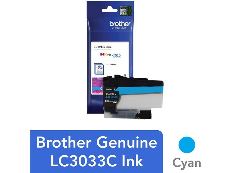 Brother LC3033C Super High Yield Ink Cartridge - Cyan