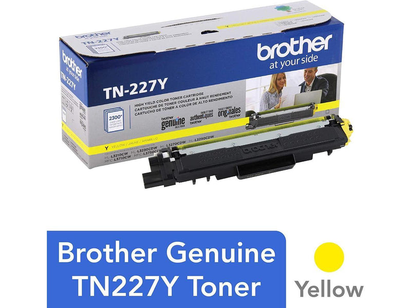 Brother TN227Y High Yield Toner Cartridge - Yellow