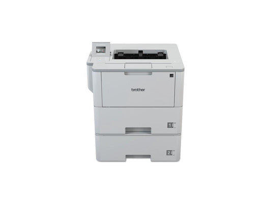 The Brother Workhorse HL-L6400DWT business durable monochrome laser printer is a great choice for mid-sized workgroups with higher print volumes that need dual paper trays.