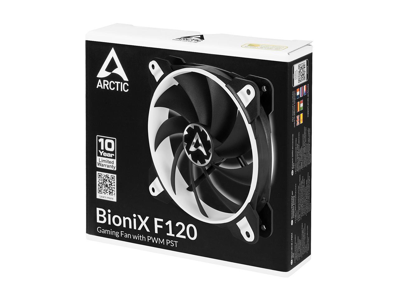 Arctic BioniX F120 120mm eSport fan with 3-phase motor, PWM control and PST technology Gaming Fan Model ACFAN00093A