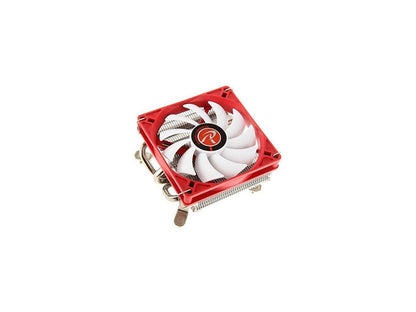 RAIJINTEK ZELOS - Low Profile CPU Cooler - 3pcs 6mm Nickel Plating Heat-Pipe, height of 44mm including the 9015 PWM fan, Supports Intel & AMD Modern Sockets
