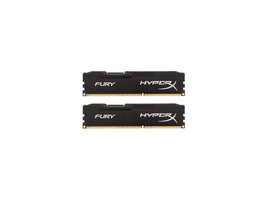 Kingston HyperX FURY 16GB Kit (2x8GB) 1866MHz DDR3 CL10 DIMM - Black (HX318C10FBK2/16)