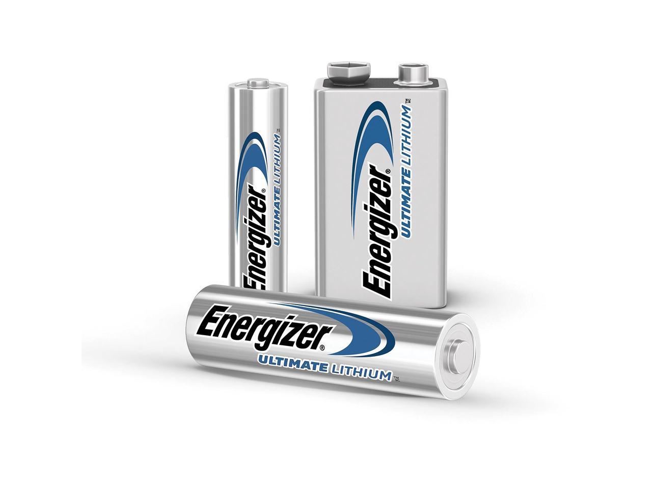 ENERGIZER Ultimate Lithium L522BP 9V Battery, 2-pack