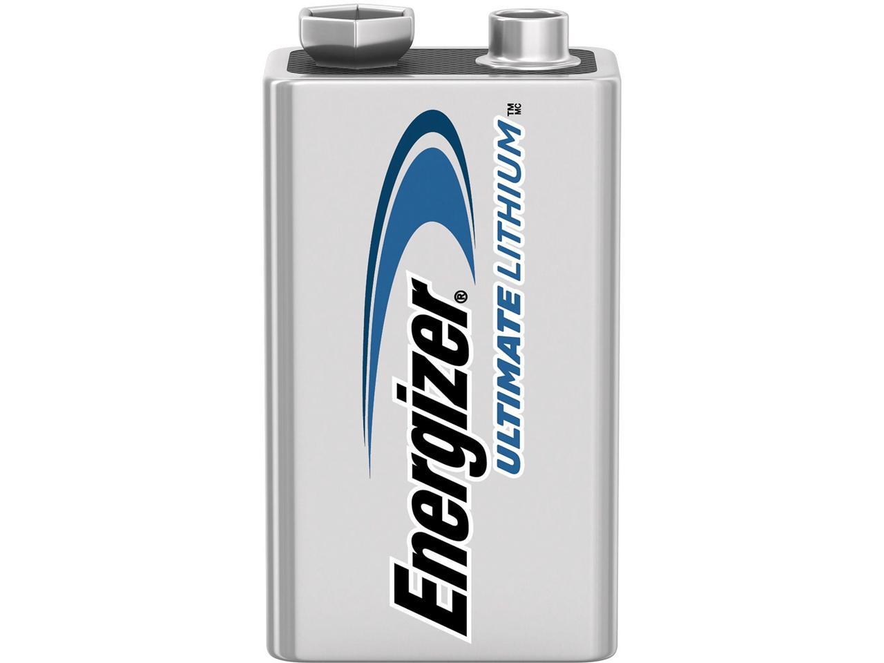 ENERGIZER Ultimate Lithium L522BP 9V Battery, 2-pack