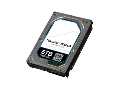 HGST Ultrastar 7K6000 HUS726060ALE610 (0F23001) 6TB 7200 RPM 128MB Cache SATA 6.0Gb/s 3.5" Enterprise Hard Drive Bare Drive